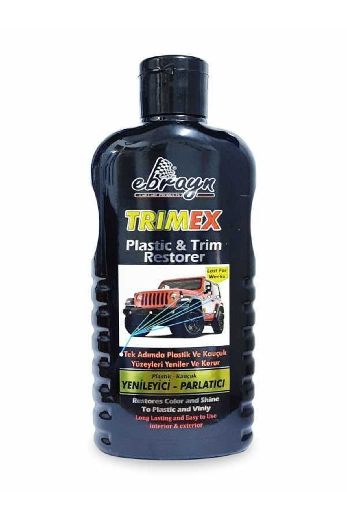 Ebrayn Trimex Plastik ve Kauçuk Yüzey Yenileyici & Parlatıcı 200 ml