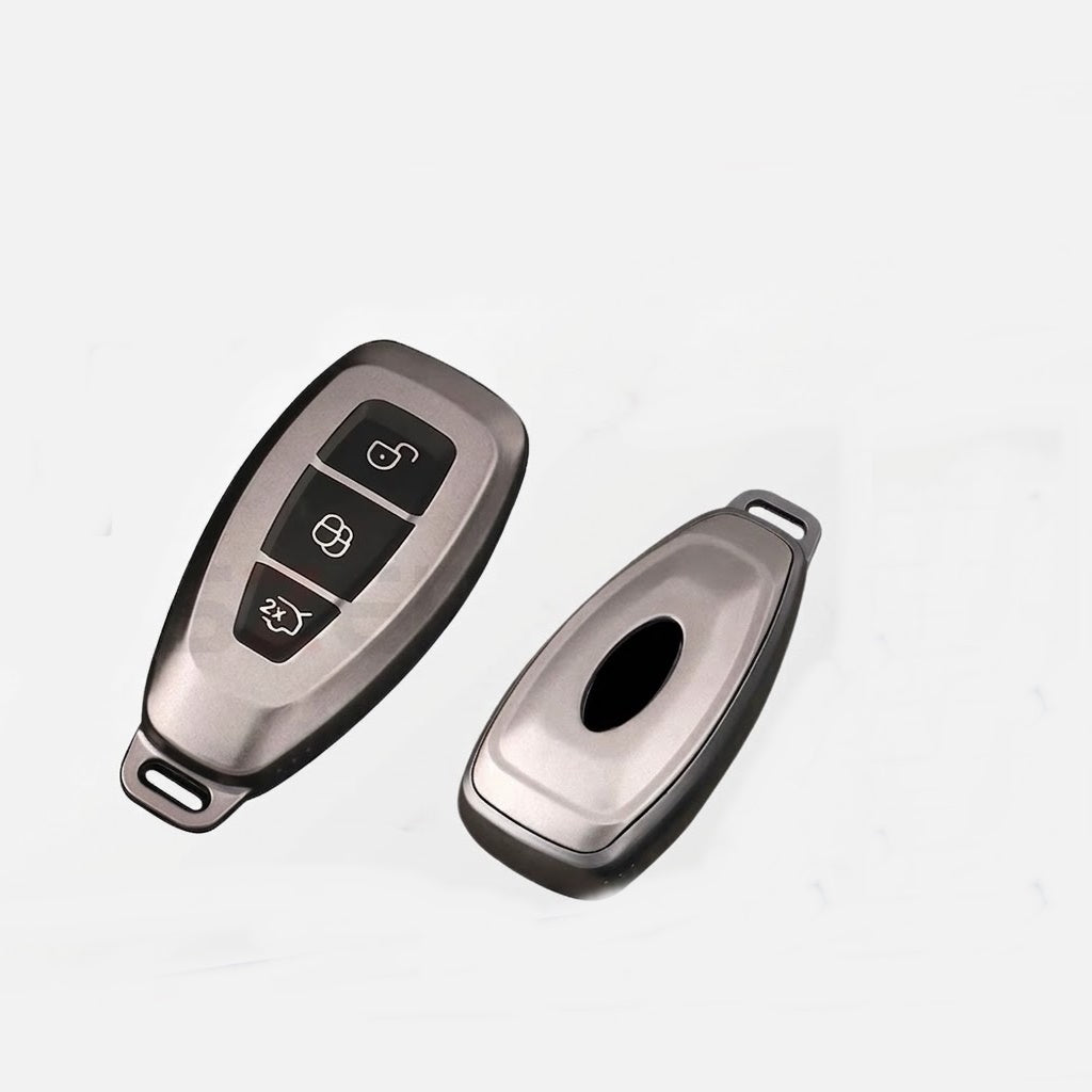 Ford Focus ile Uyumlu Silikon Oto Anahtar Kabı Kılıfı Füme