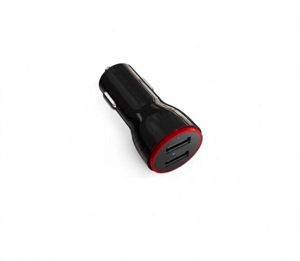 Hızlı Şarj Araç Çakmak Şarjı Aleti 2 USB Girişli Siyah 32W