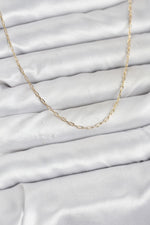 CM 14K Gold Renk Ataç Zincir Model 60 cm Kadın Kolye