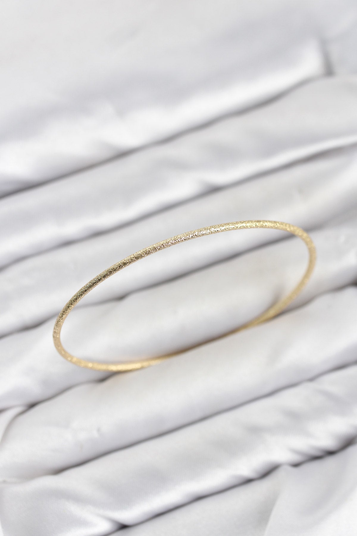 CM Gold Renk Simli Model 65 mm Bilezik