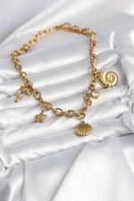 316L Çelik Deniz Konspet Charmlı Model Kadın Kolye