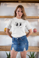 Unisex Erkek/Kadın Özel Baskılı Modern Fit %100 Pamuk Bisiklet Yaka T-Shirt
