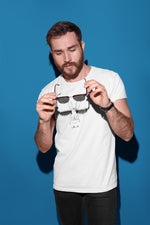 Erkek Özel Baskılı Modern Fit %100 Pamuk Bisiklet Yaka T-Shirt