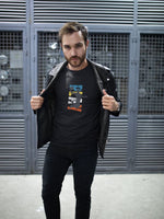 Erkek Özel Baskılı Modern Fit %100 Pamuk Bisiklet Yaka T-Shirt