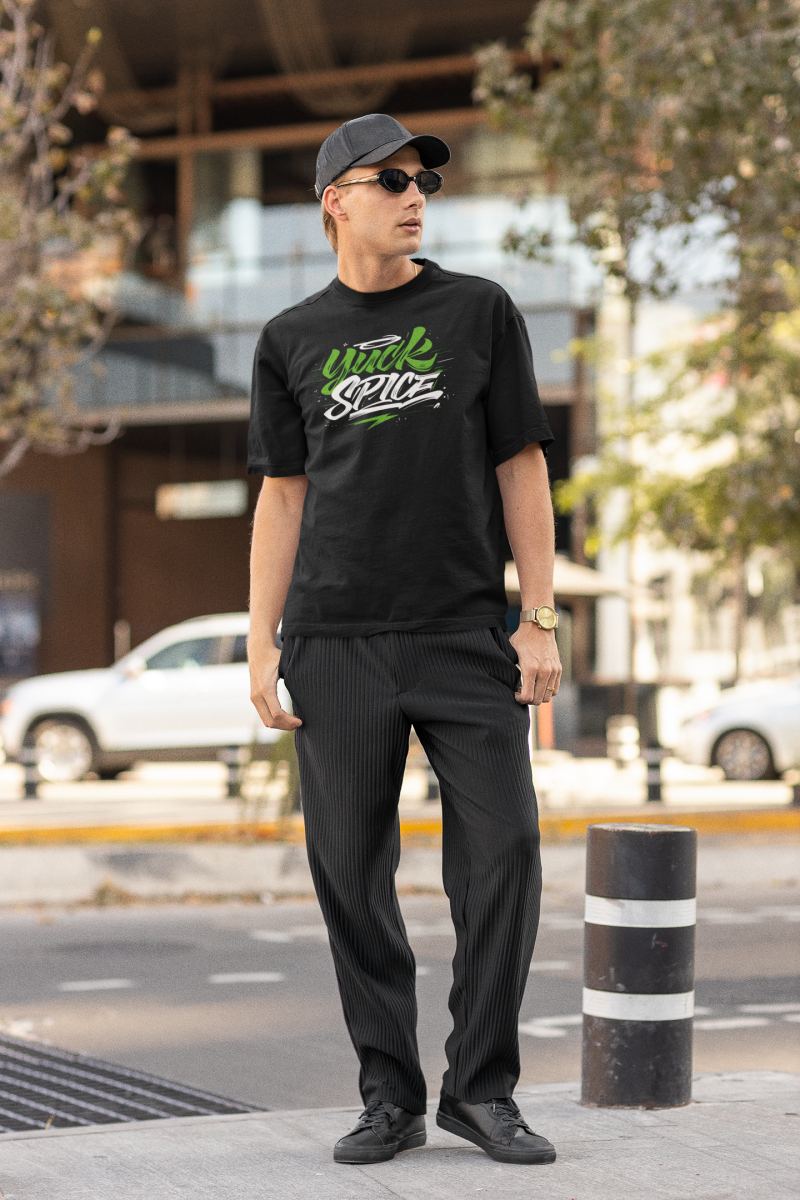 ERKEK Özel Baskılı Modern Fit %100 Pamuk Bisiklet Yaka T-Shirt