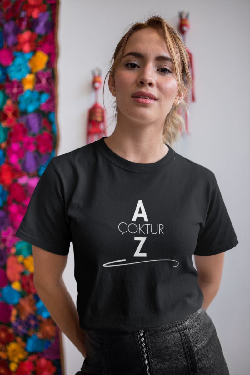 Unisex Erkek/Kadın Özel Baskılı Modern Fit %100 Pamuk Bisiklet Yaka T-Shirt