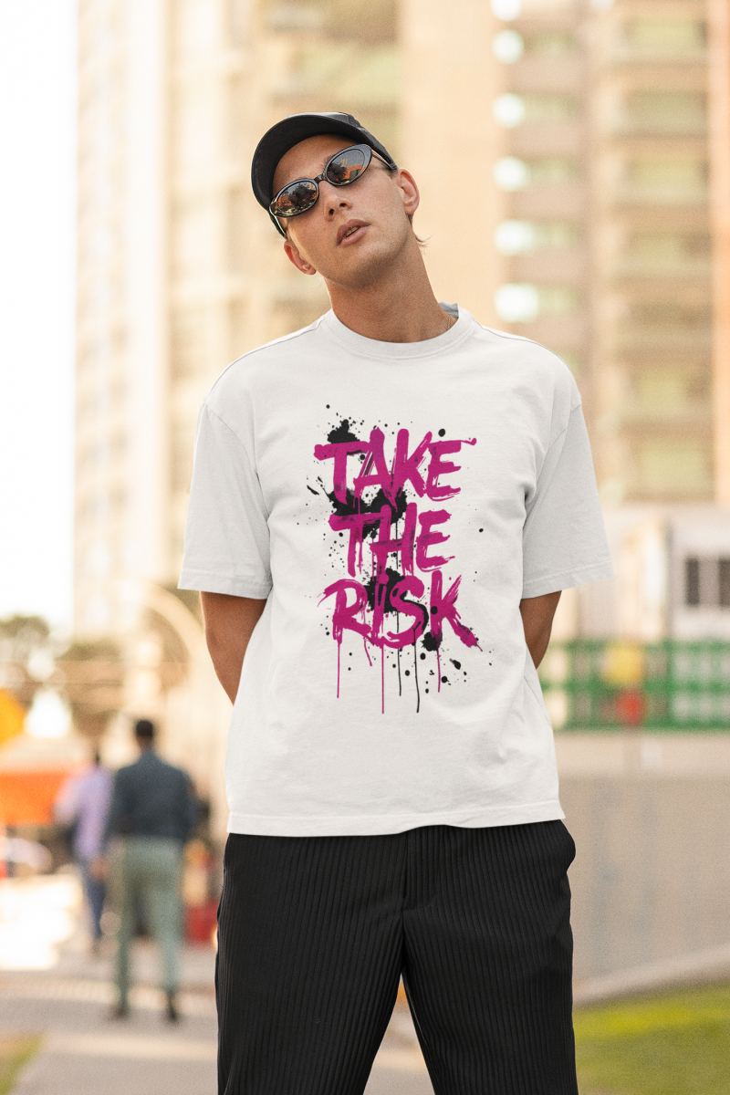 Erkek Özel Baskılı Modern Fit %100 Pamuk Bisiklet Yaka T-Shirt