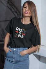 Kadın Özel Baskılı Modern Fit %100 Pamuk Bisiklet Yaka T-Shirt