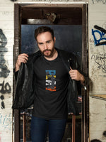 Erkek Özel Baskılı Modern Fit %100 Pamuk Bisiklet Yaka T-Shirt