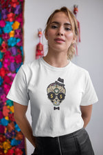 Kadın Özel Baskılı Modern Fit %100 Pamuk Bisiklet Yaka T-Shirt