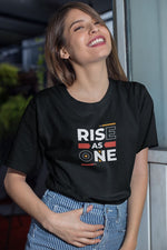 Kadın Özel Baskılı Modern Fit %100 Pamuk Bisiklet Yaka T-Shirt
