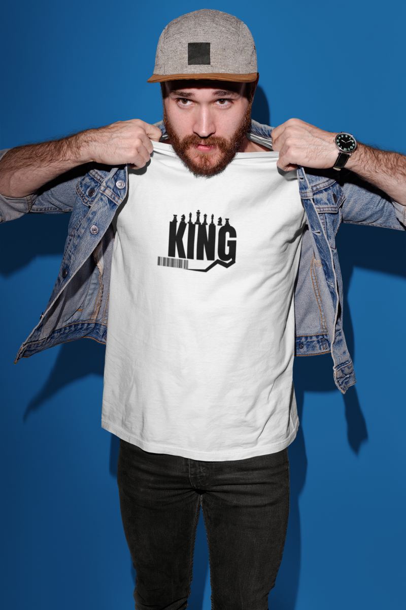 Erkek Özel Baskılı Modern Fit %100 Pamuk Bisiklet Yaka T-Shirt