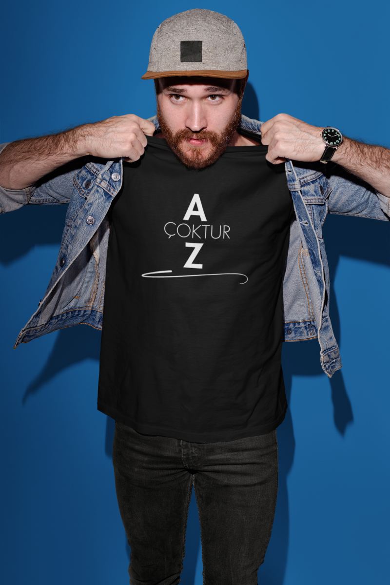 Unisex Erkek/Kadın Özel Baskılı Modern Fit %100 Pamuk Bisiklet Yaka T-Shirt