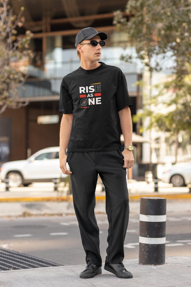 ERKEK Özel Baskılı Modern Fit %100 Pamuk Bisiklet Yaka T-Shirt