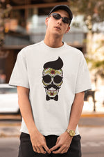 ERKEK Özel Baskılı Modern Fit %100 Pamuk Bisiklet Yaka T-Shirt