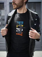 Erkek Özel Baskılı Modern Fit %100 Pamuk Bisiklet Yaka T-Shirt