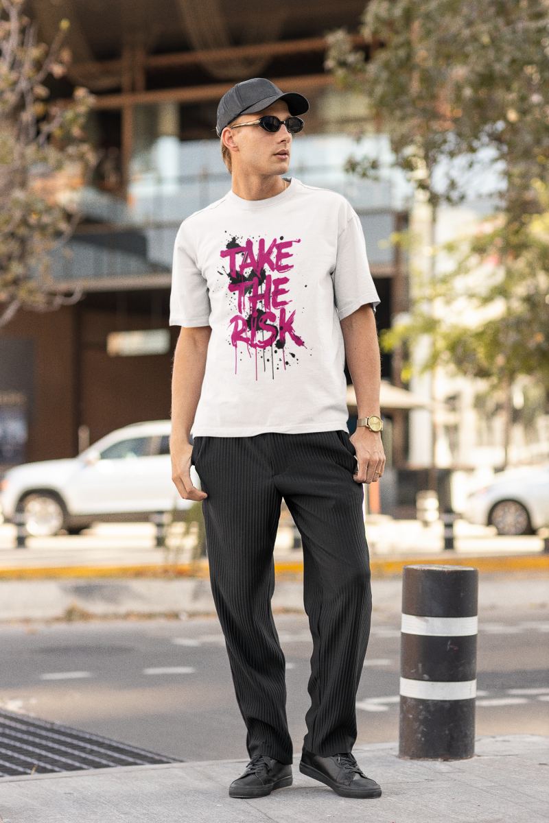 Erkek Özel Baskılı Modern Fit %100 Pamuk Bisiklet Yaka T-Shirt