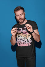 Unisex Erkek/Kadın Özel Baskılı Modern Fit %100 Pamuk Bisiklet Yaka T-Shirt