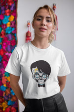 Unisex Erkek/Kadın Özel Baskılı Modern Fit %100 Pamuk Bisiklet Yaka T-Shirt