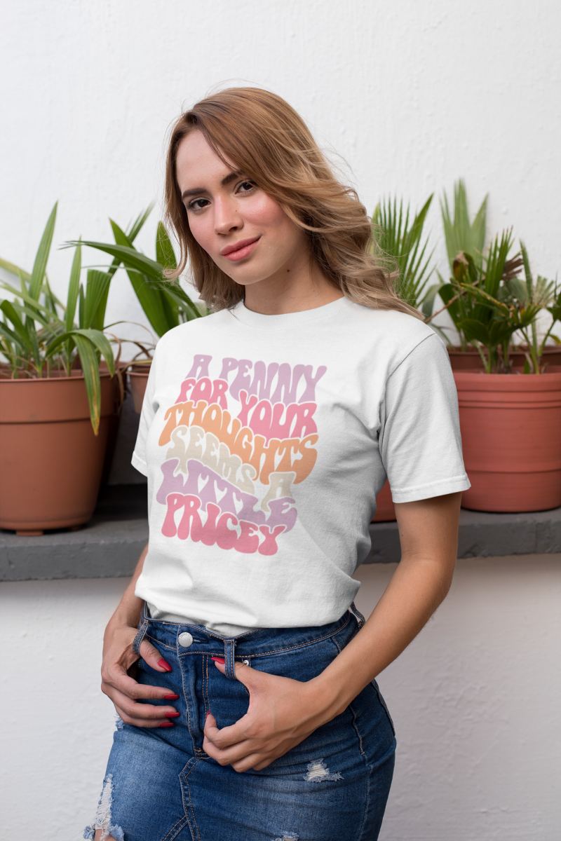 Unisex Erkek/Kadın Özel Baskılı Modern Fit %100 Pamuk Bisiklet Yaka T-Shirt