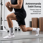 Kaydırmaz Spor Çorabı Beyaz | Nefes Alan, Bilek Destekli, Güçlü Tutuşlu Performans Çorabı