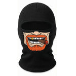 Unisex Sakallı Puro Baskılı Balaklava 1 Adet Tek Beden Viskoz Kask İçi Outdoor Maske