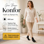 Kadın Pantolon Çorabı 12 Çift Siyah ve Ten İnce Topuksuz Günlük Rahat Bilek Çorabı