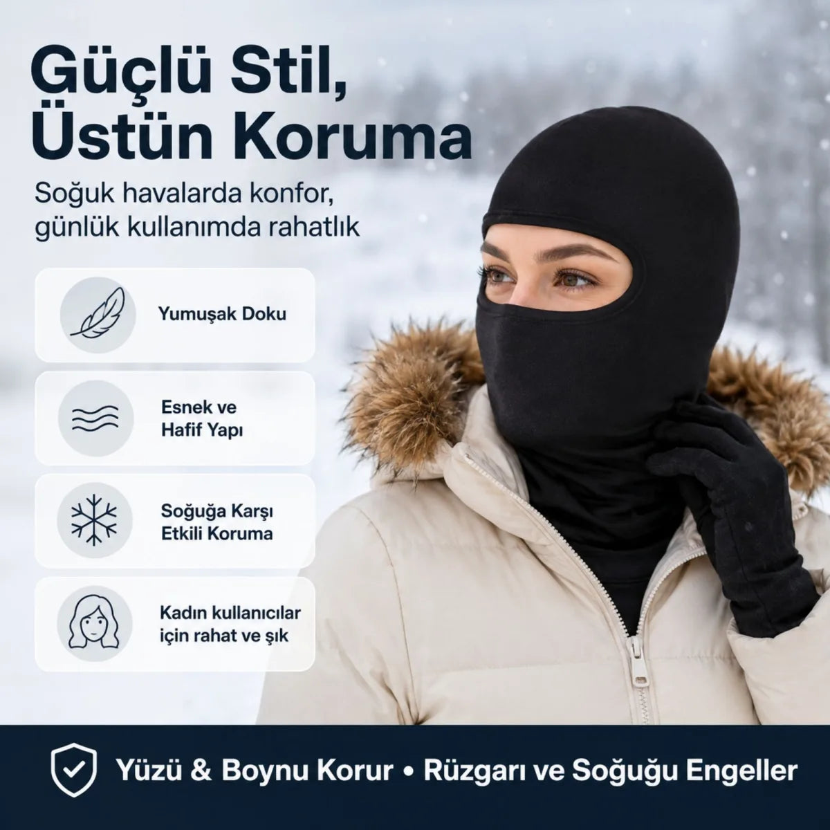 Unisex Düz Siyah Balaklava 1 Adet Tek Beden Viskoz Kask İçi Motosiklet Outdoor Maske