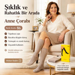 Kadın 40 Denye 12'li İnce Anne Çorabı Dizaltı Topuksuz Esnek Günlük Kullanım Çorabı Ten Siyah Bronz Vizon