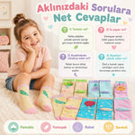 5’li Sebze Desenli Çocuk Çorap Seti Yüksek Pamuklu Rahat Burunlu Sıkmayan Lastikli