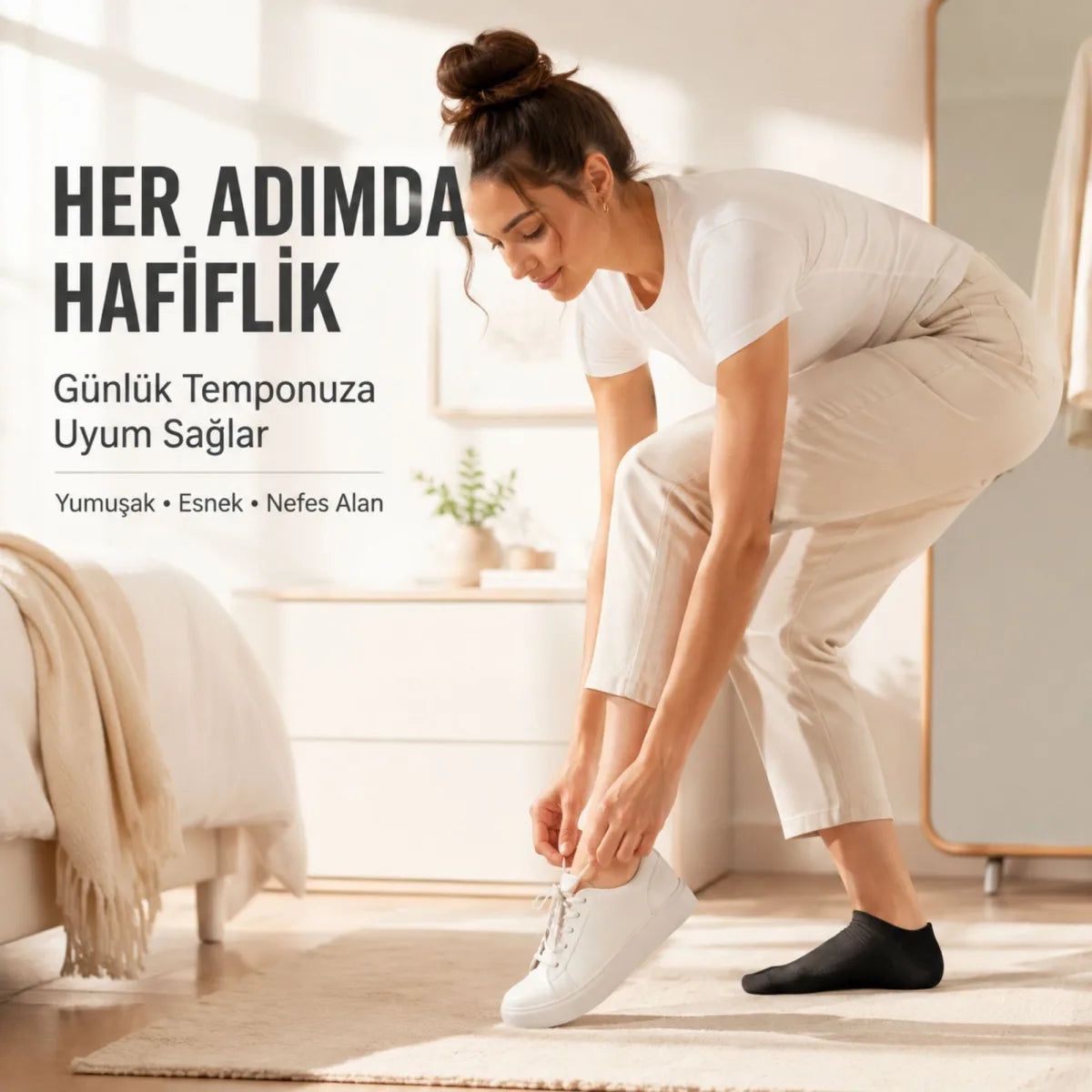 Erkek Pamuklu Patik Çorap 12’li Paket 39-44 | Dikişsiz Burun, Koku Karşıtı, Nefes Alan Kısa Konç Sneaker Çorabı