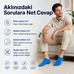 Erkek Pamuklu Patik Çorap 12’li Paket 39-44 | Dikişsiz Burun, Koku Karşıtı, Nefes Alan Kısa Konç Sneaker Çorabı