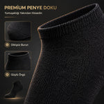 Erkek Pamuklu Patik Çorap 6’lı Paket 39-44 | Dikişsiz Burun, Koku Karşıtı, Nefes Alan Kısa Konç Sneaker Çorabı