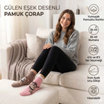 Kadın Gülen Eşek Desenli Çorap 4’lü – Pamuklu, Eğlenceli ve Yumuşak Soket Çorap 36-40