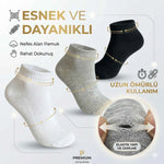 Çocuk Patik Çorap 3’lü – Pamuklu, Nefes Alan Günlük Kısa Çorap