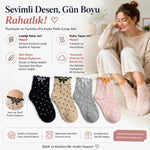 Kadın Fırfırlı Soket Çorap 8’li Set – Puantiyeli, Fiyonklu, Yumuşak ve Esnek Bilek Çorabı
