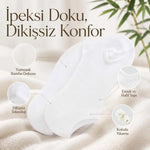 Erkek Bambu 12’li Dikişsiz Babet Çorap Siyah Beyaz Gri Görünmez Sneaker Çorap Nefes Alan Yumuşak