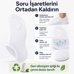Erkek Geri Dönüşüm İplikli 12’li Görünmez Sneaker Çorap, İnce Dikişli, Nefes Alan Yazlık Babet Çorabı, Kaymaz Topuklu Siyah Gri Beyaz