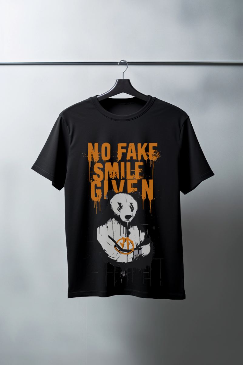 Unisex Oversize 24/1 Penye DTF Baskılı Tişört - DTF124