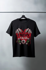 Unisex Oversize 24/1 Penye DTF Baskılı Tişört - DTF128