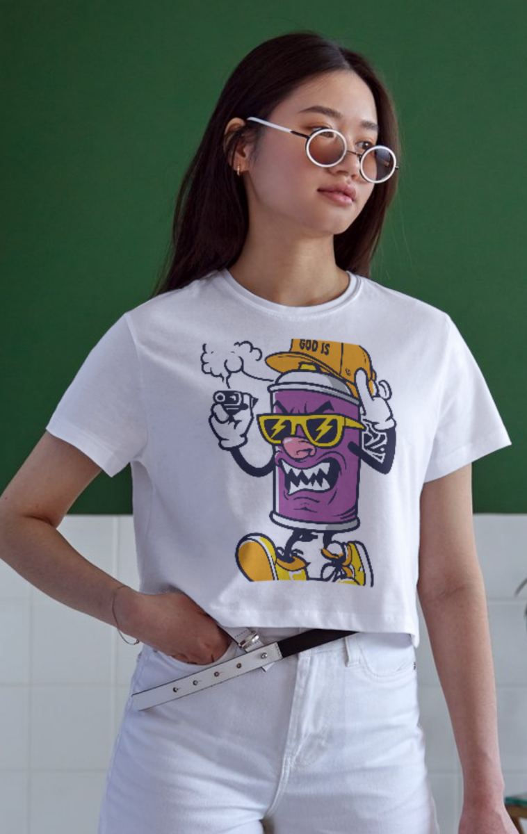 Unisex Oversize 24/1 Penye DTF Baskılı Tişört - DTF137