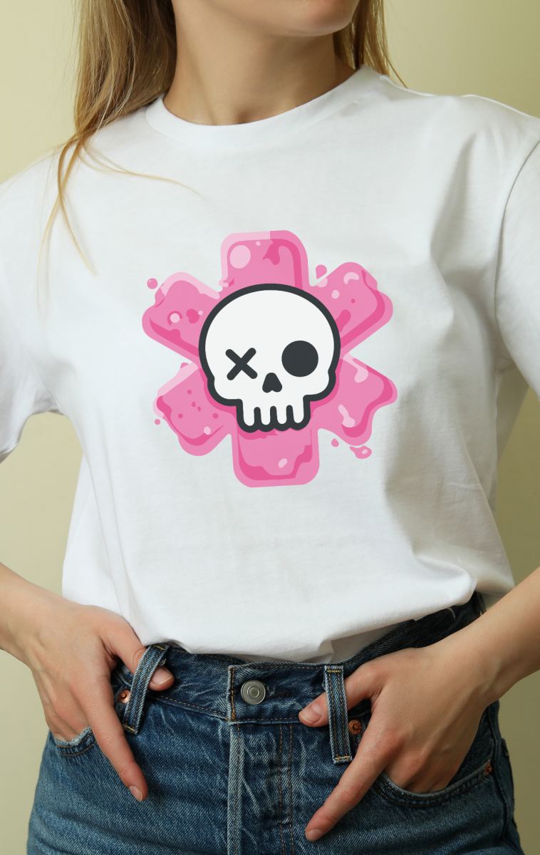 Unisex Oversize 24/1 Penye DTF Baskılı Tişört - DTF146