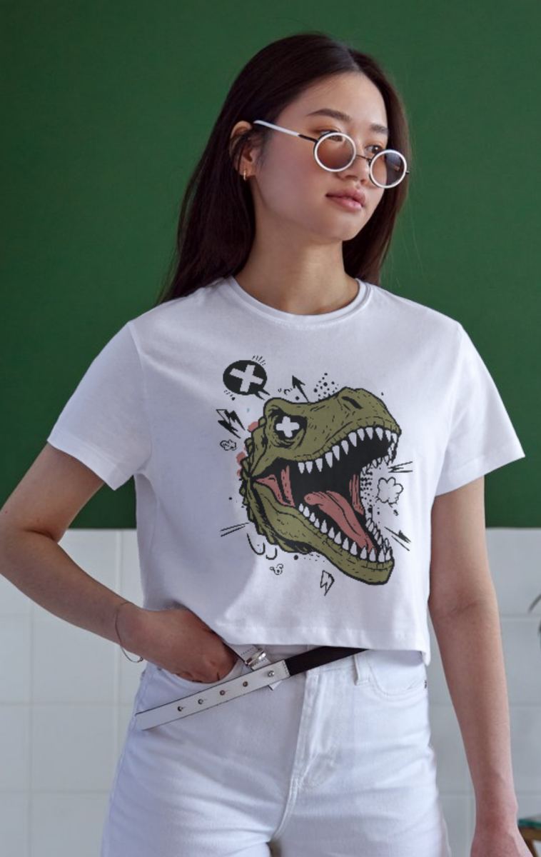 Unisex Oversize 24/1 Penye DTF Baskılı Tişört - DTF148