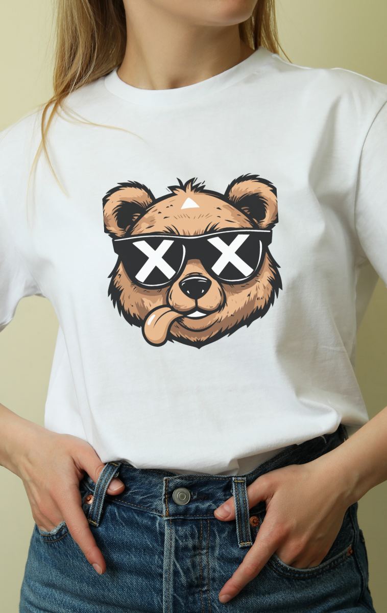 Unisex Oversize 24/1 Penye DTF Baskılı Tişört - DTF155