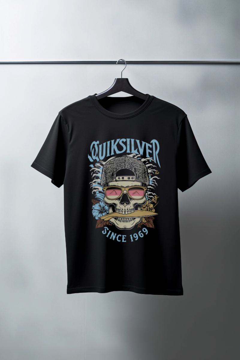 Unisex Oversize 24/1 Penye DTF Baskılı Tişört - DTF163