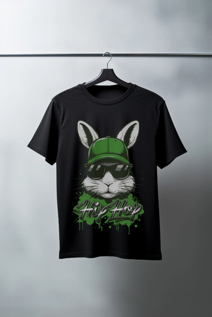 Unisex Oversize 24/1 Penye DTF Baskılı Tişört - DTF177