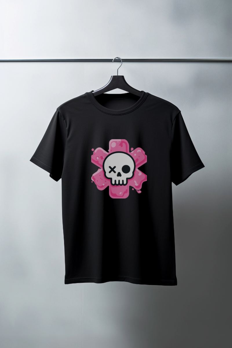 Unisex Oversize 24/1 Penye DTF Baskılı Tişört - DTF185