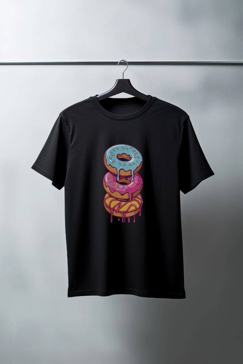 Unisex Oversize 24/1 Penye DTF Baskılı Tişört - DTF187