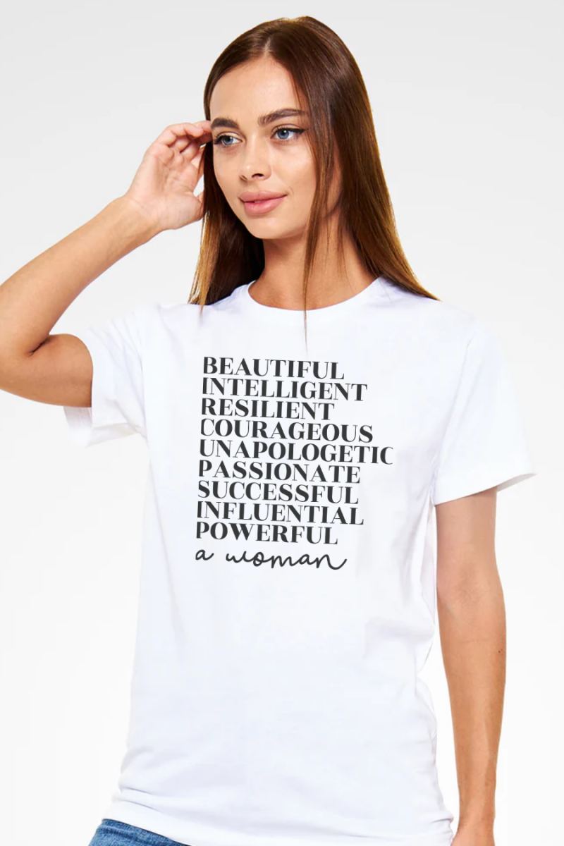 Unisex Oversize 24/1 Penye DTF Baskılı Tişört - DTF205